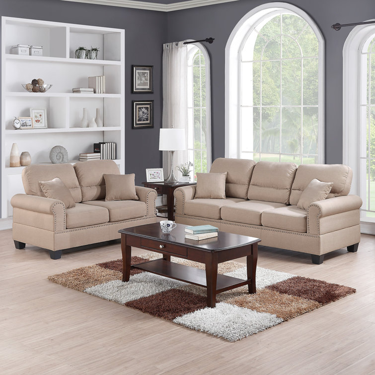 Boyster 2 piece living room set charlton home store upholstery